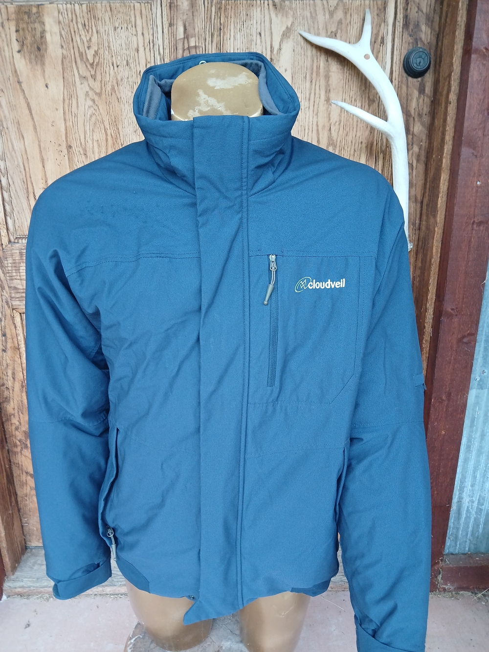 Cloudveil Men's Waterproof Ski Snowboard Jacket Blue Size Medium